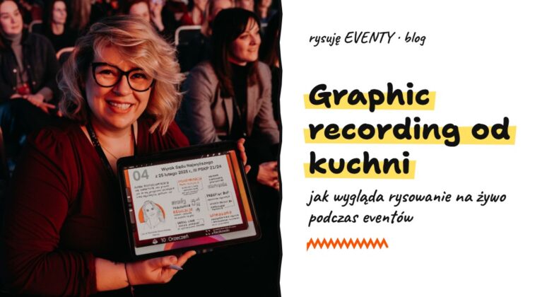 Graphic recording od kuchni: jak wygląda rysowanie na żywo podczas eventów, blog rysuję EVENTY