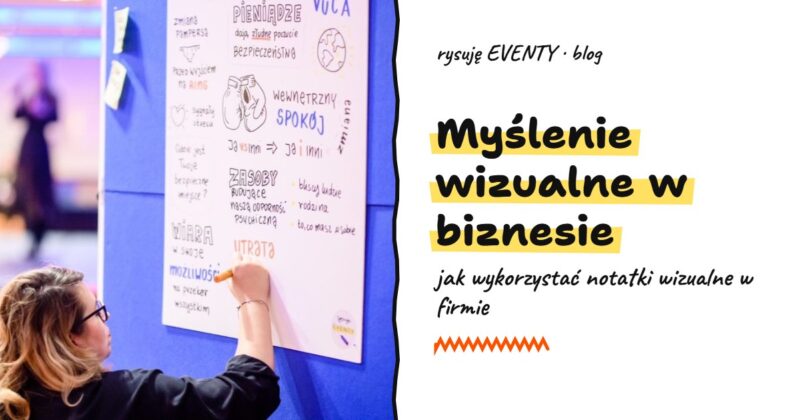 Myślenie wizualne w biznesie: jak wykorzystać notatki wizualne w firmie, blog rysuję EVENTY